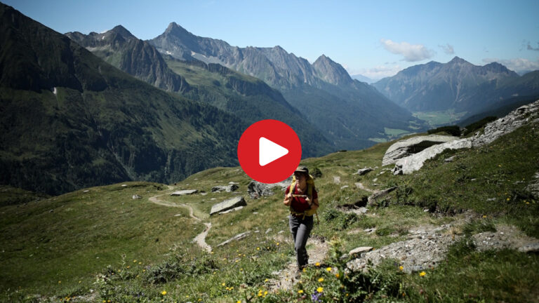 At the Passo di Vizze Mountain Hut