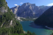 Lake Braies as seen from above