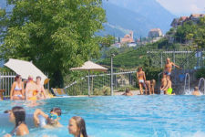 Schenna public swimming pool