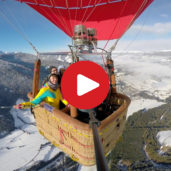 Hot-air ballon trip in Dobbiaco