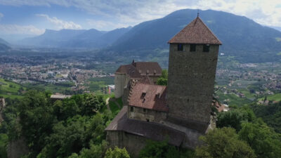 Castel Tirolo visto dall'alto