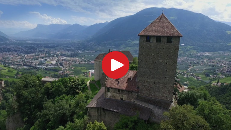 Castel Tirolo visto dall'alto