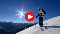 Video: Im Skigebiet Latemar Dolomites
