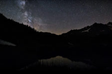 A night at the Fisher Lake in the Val d&#8217;Ultimo
